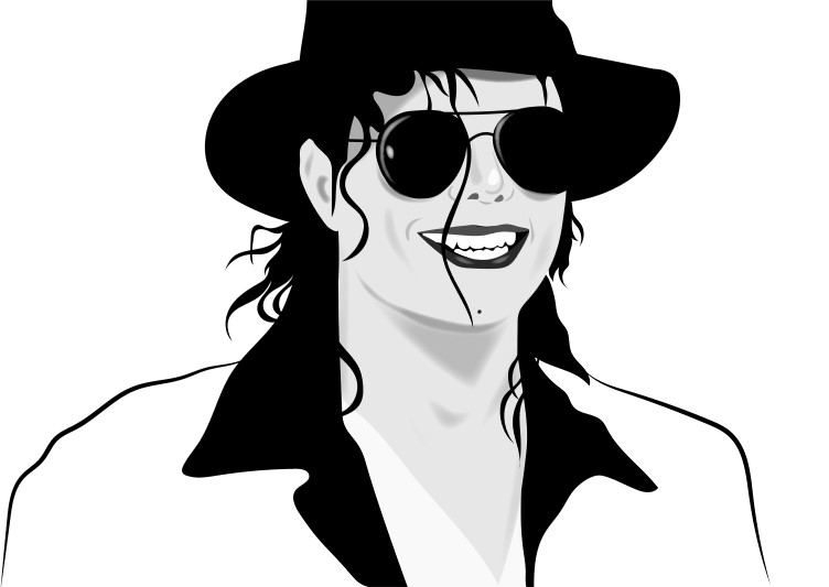 Portrait of Michael Jackson